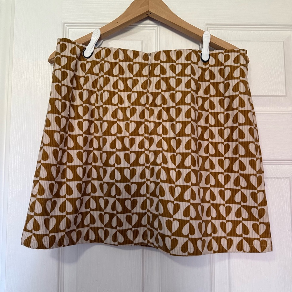 Elodie Corduroy Printed Mini Skirt - Picture 2 of 5